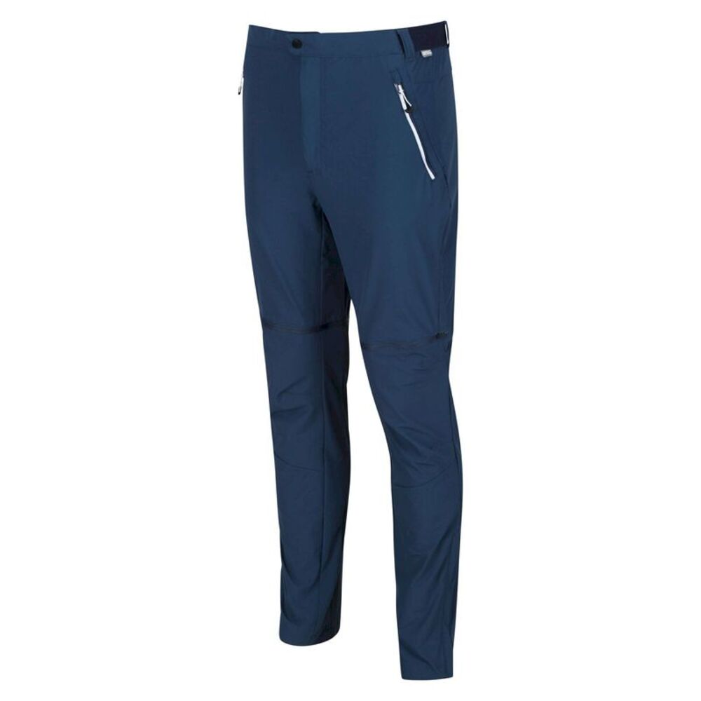 Regatta Mens Mountain Zip-Off Pants / Moonlight Denim